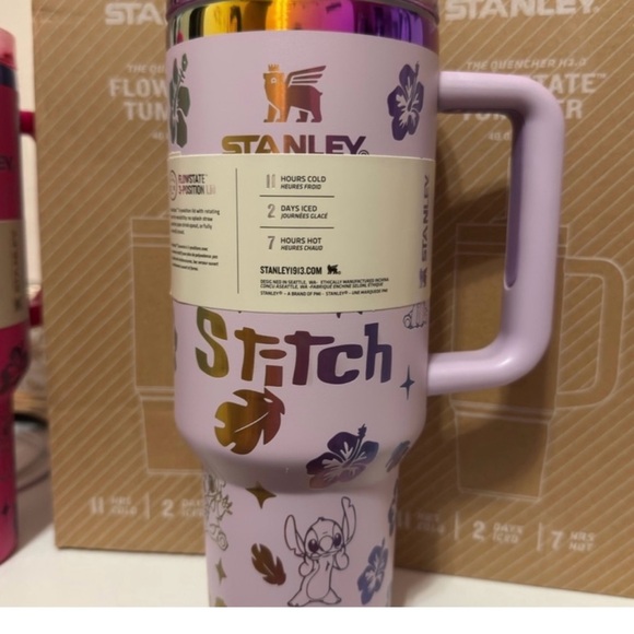 Stanley Lavender Stitch Floral 40oz Tumbler - Picture 2 of 6